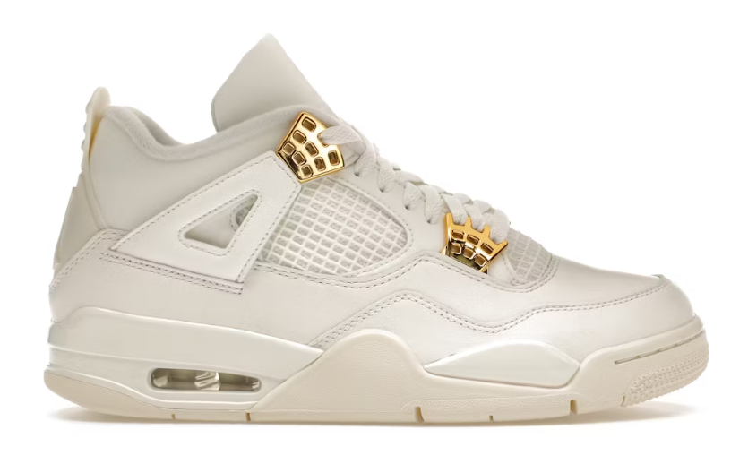 Jordan 4 Retro Metallic Gold (Women's)