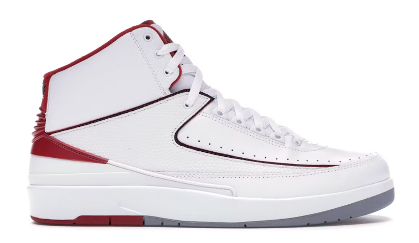 Jordan 2 Retro White Red (2014)