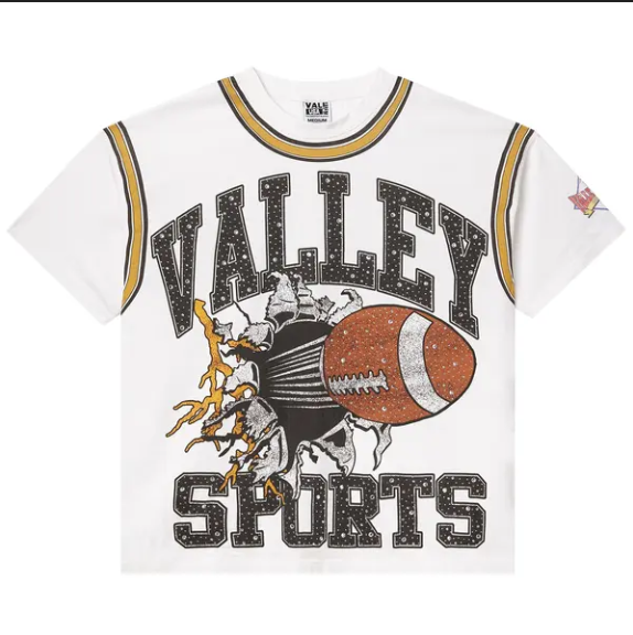 Vale Forever Classic Bling Tee 'White/Brown'