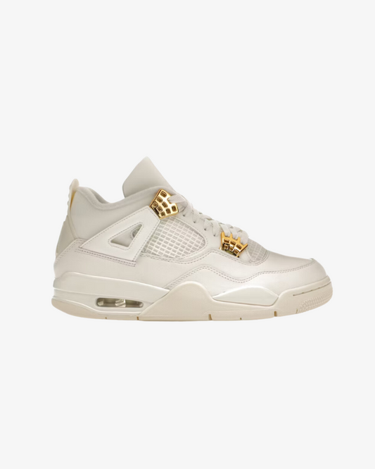 Jordan 4 Retro Metallic Gold (Women's)