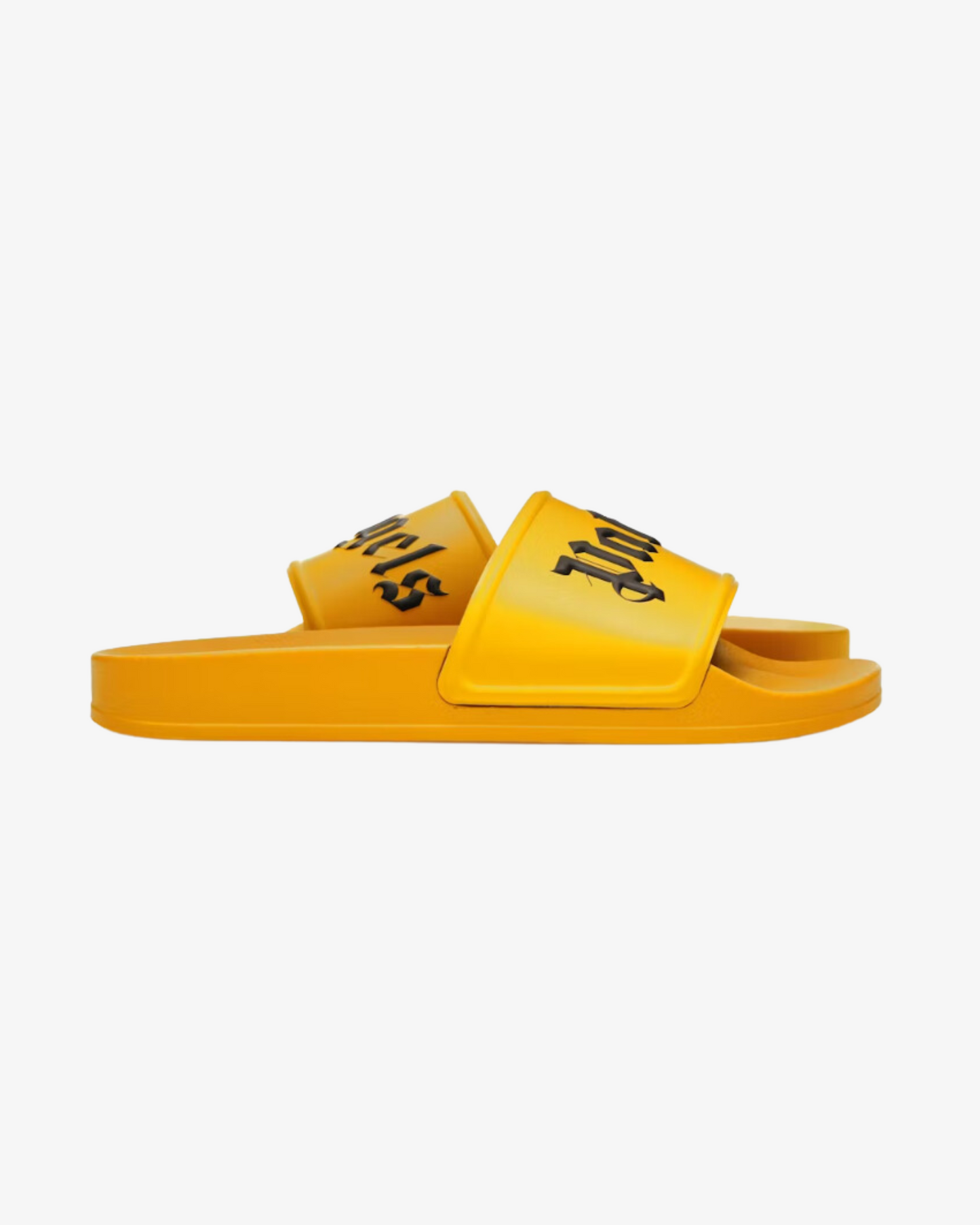 Palm Angels Pool Slides Yellow Black