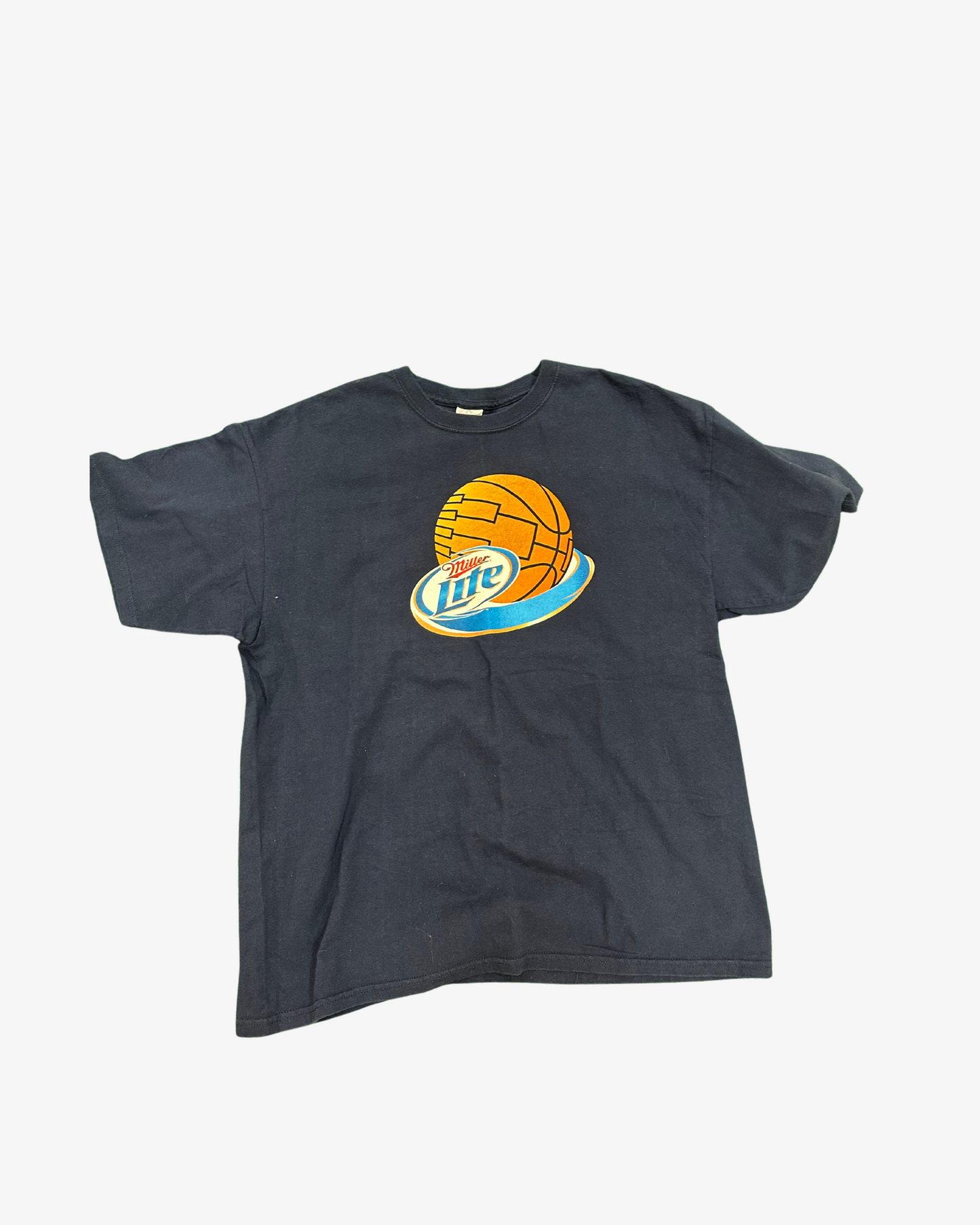 Miller lite baskteball tee