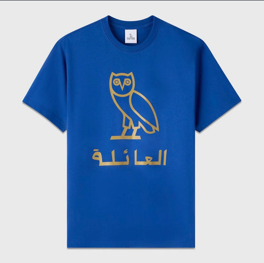 Blue arabic Ovo tee