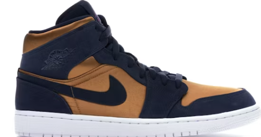 Jordan 1 Mid Obsidian Desert Ochre