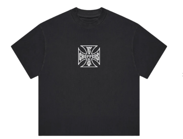 West Coast Choppers WEST COAST CHOPPERS TWIN COBRAS TEE BLACK