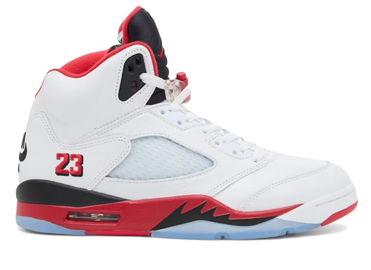 Jordan 5 Retro Fire Red Black Tongue (2025)