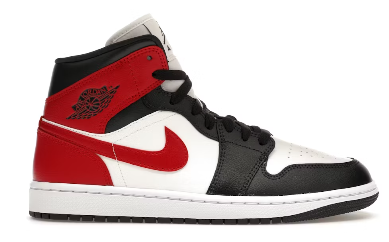 Jordan 1 Mid Gym Red Off Noir (Women's)