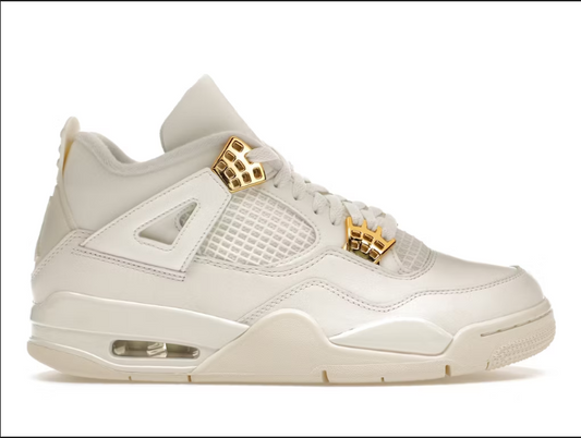 Jordan 4 Retro Metallic Gold (Women's)