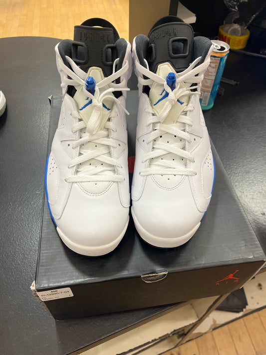 Jordan 6 Sport Blue Pre owned